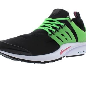 Black and neon green Nike sneakers(MEN)